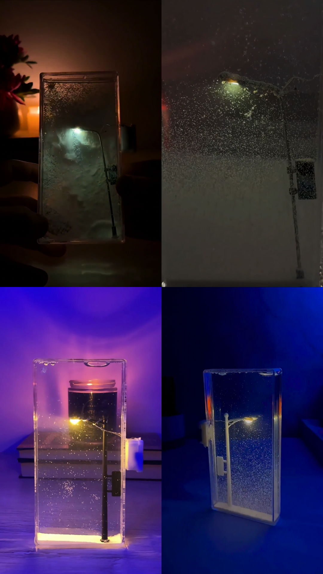 Sniezna Lampa Białe Marzenie